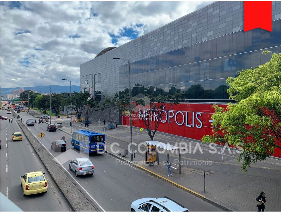 OFICINA 504 EN VENTA EN CENTRO COMERCIAL METRÓPOLIS - BOGOTÁ