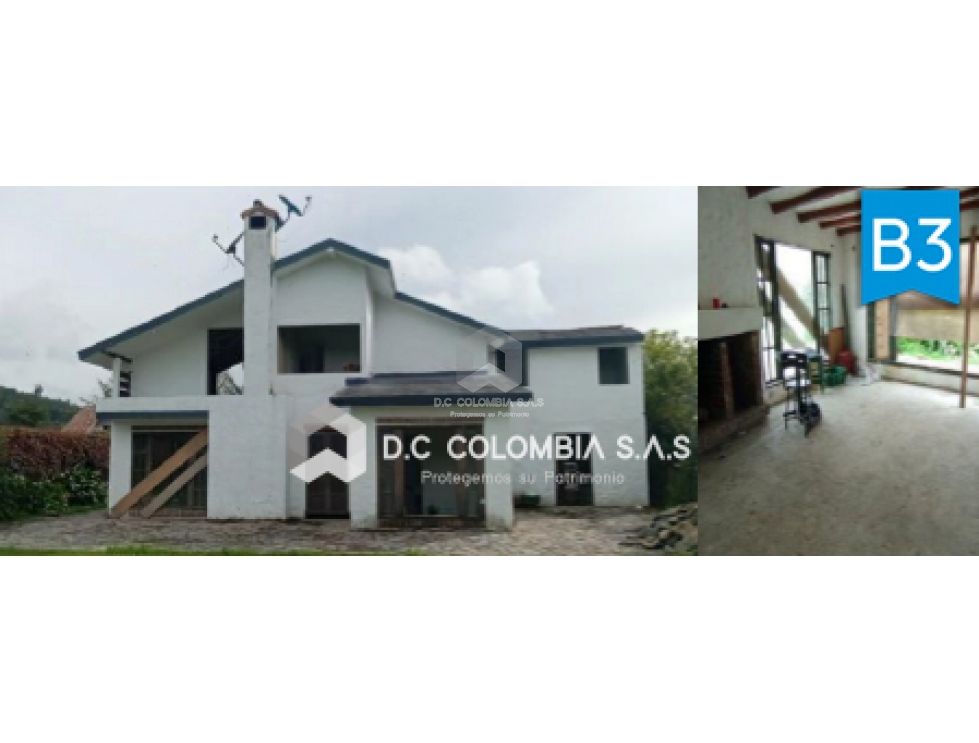 VENTA DE CASA EN CHÍA - C. EL REFUGIO - CUNDINAMARCA