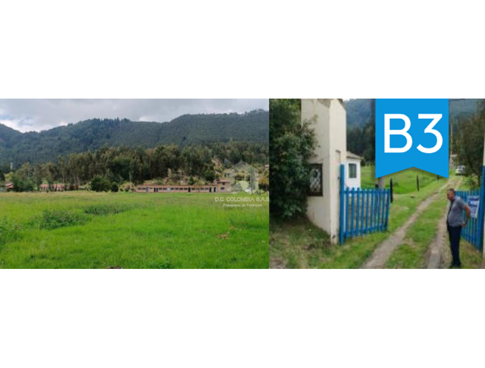 LOTE EN VENTA EN LA VEREDA CHUNTAME DE CAJICÁ - CUNDINAMARCA