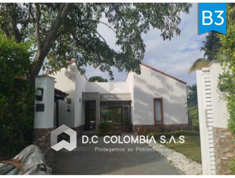 CASA CAMPESTRE EN VENTA EN EL CLUB DE CAMPO LA MORADA EN JAMUNDÍ