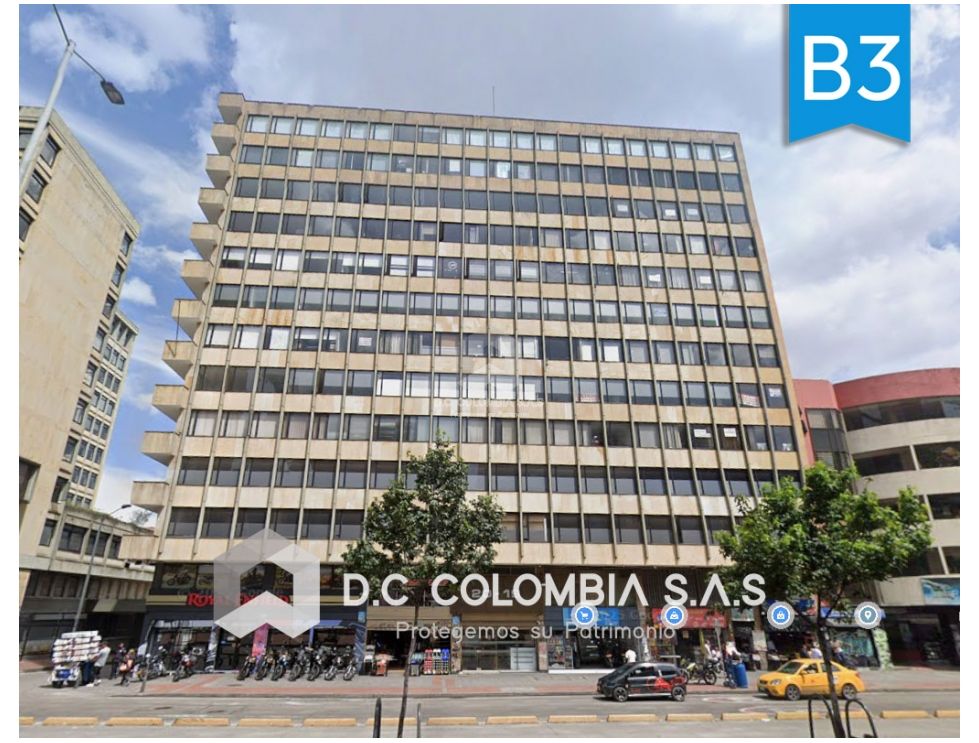 OFICINA301 EN VENTA EN EL EDIFICIO SARAGÁ EN EL CENTRO DE BOGOTÁ