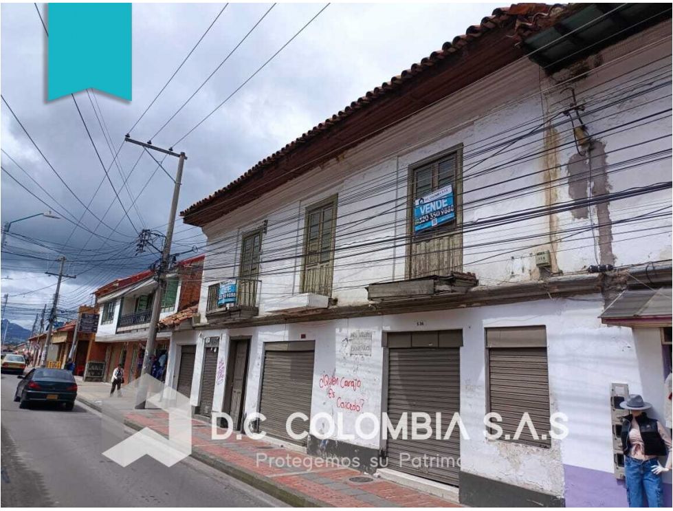CASA EN VENTA EN CENTRO HISTÓRICO DE ZIPAQUIRÁ