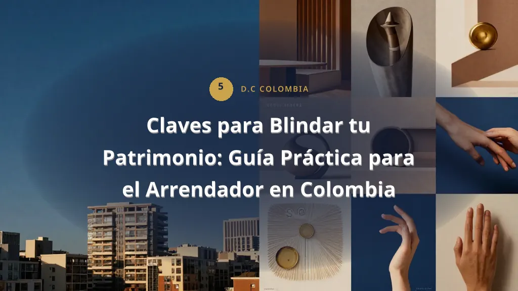 5 Keys to Protect Your Wealth: A Practical Guide for Landlords in Colombia