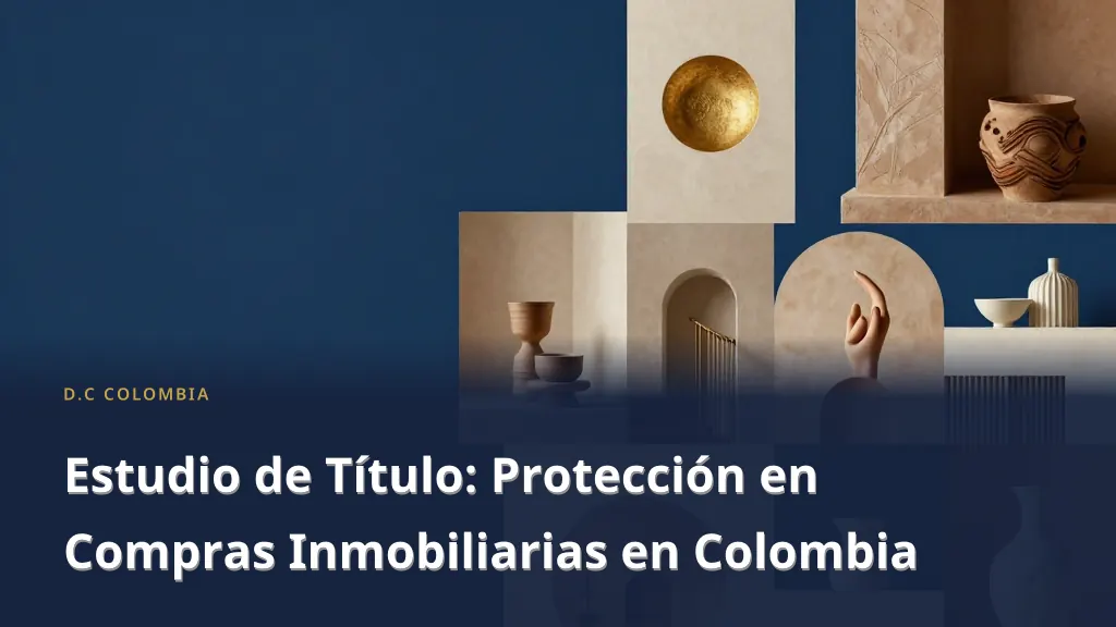 Title Study: Protection in Real Estate Purchases in Colombia