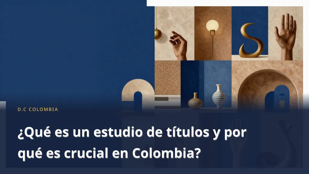 ¿Qué es un estudio de títulos y por qué es crucial en Colombia?